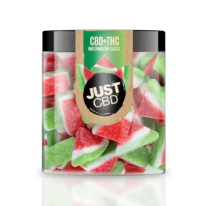 cbd+thc watermelon slices